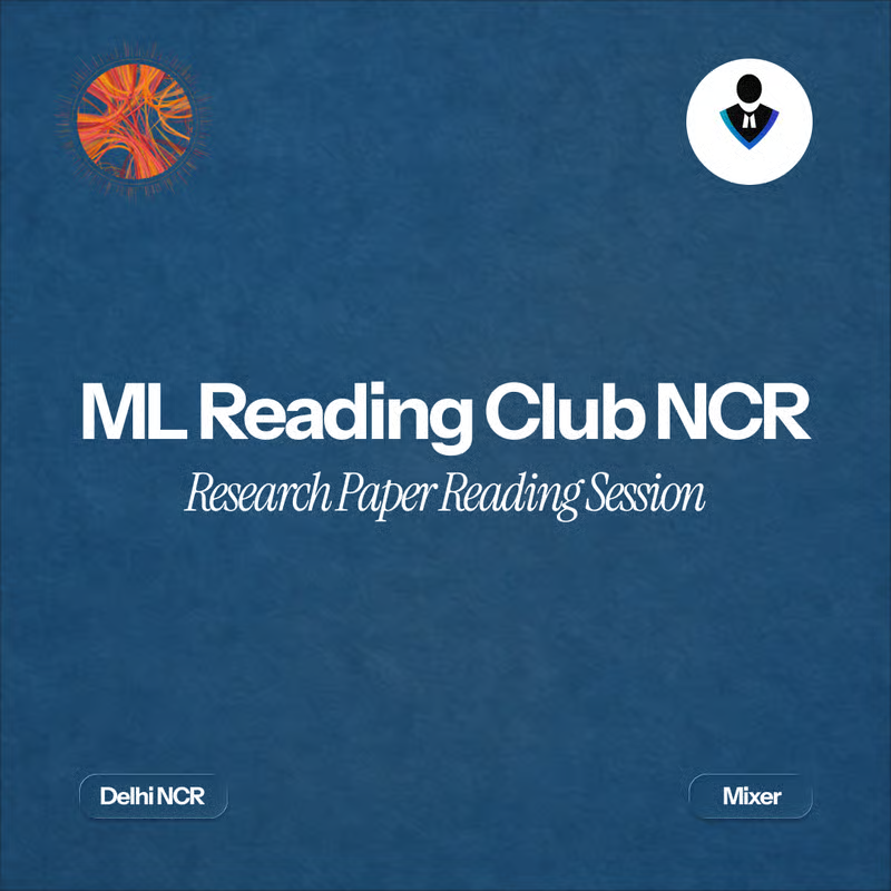 ML Reading Club NCR Session 02 poster, venue partner VirtualVakil