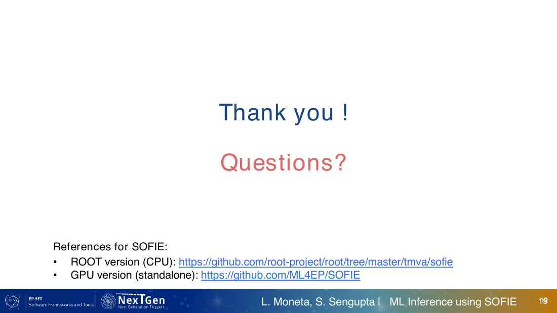 CHEP 2026 SOFIE slide 19